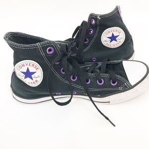 Black Custom Converse High Top